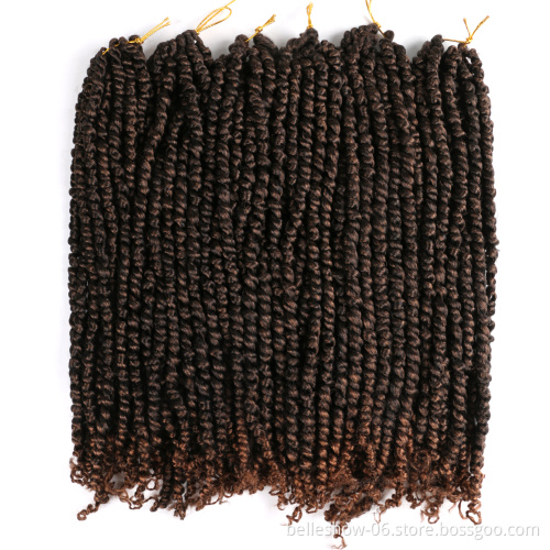 New arrival Synthetic Pre-twisted Passion crochet braids passion twist